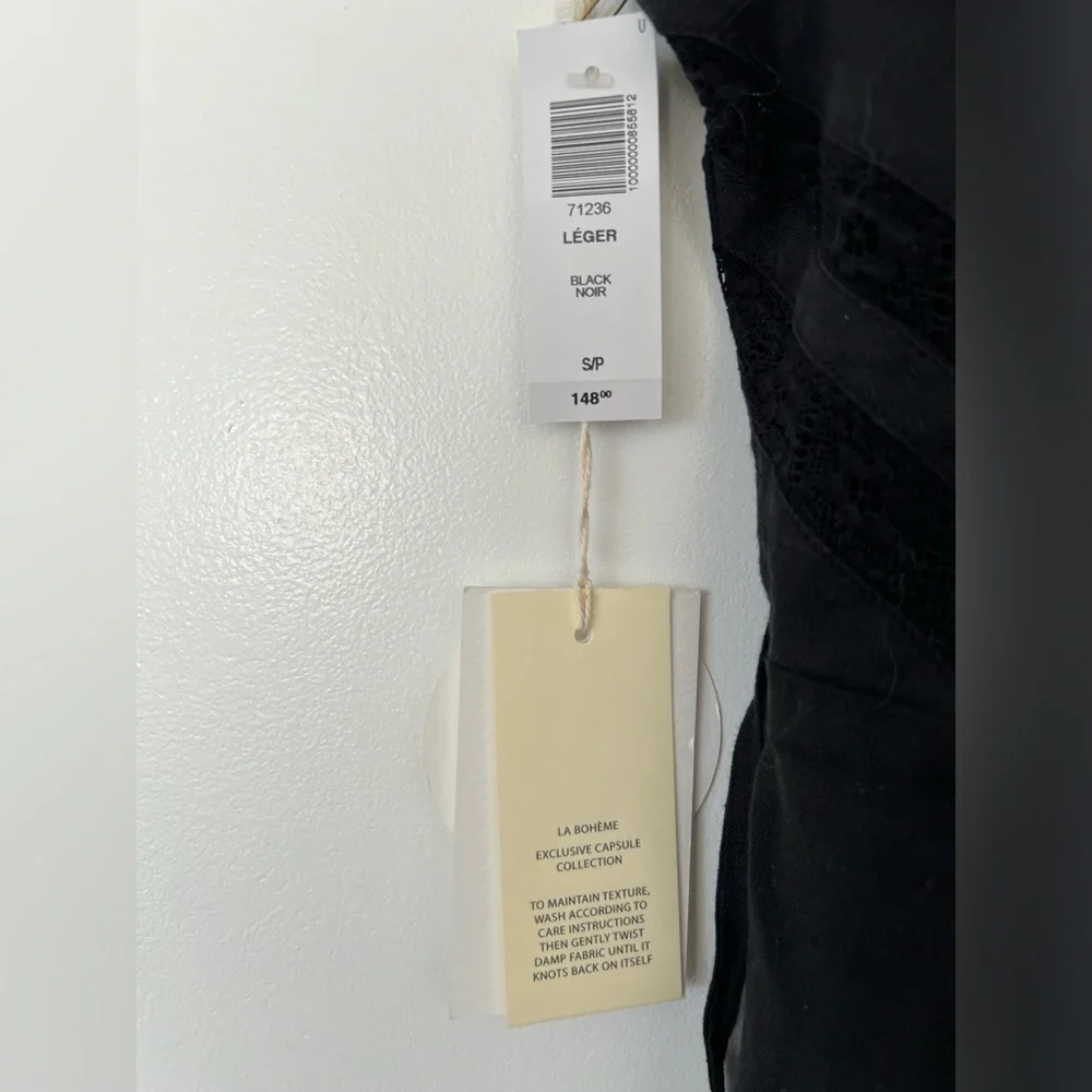 Aritzia | la Bohéme Léger Dress | Black | S - Picture 4 of 16